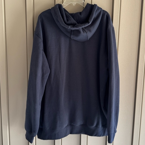 Carhartt Iconic K288 Logo Navy Blue Hoodie size XL - Picture 2 of 4